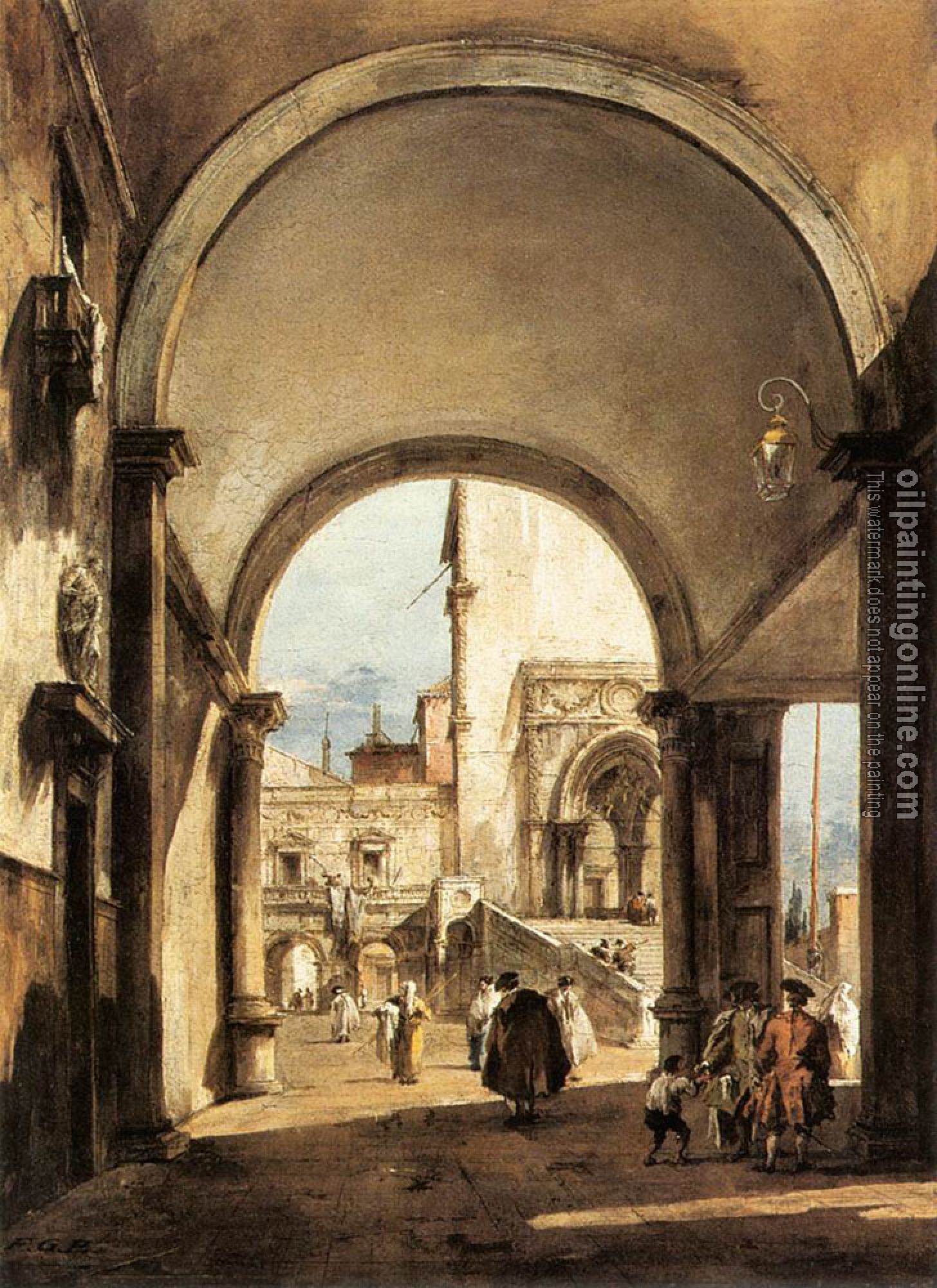 Francesco Guardi - An Architectural Caprice